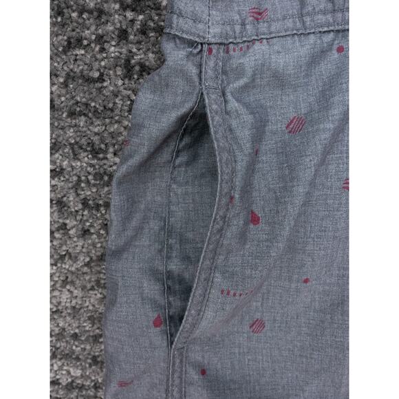 Volcom Board Shorts Mens 30 Gray Solid Geometric Print Pure Function Beach Surf - Picture 6 of 14